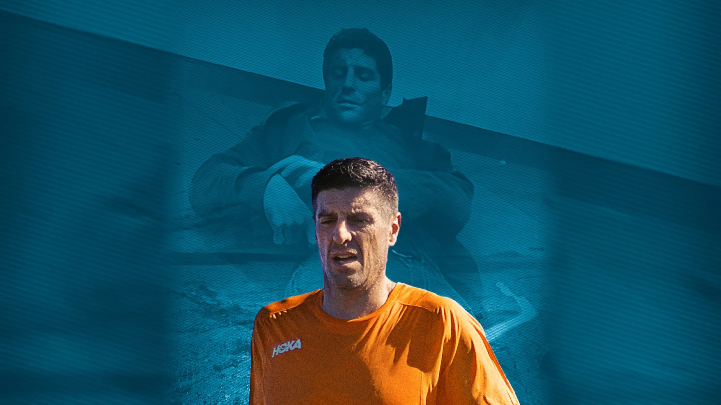 Poster of Rebound documentary with protagonist running